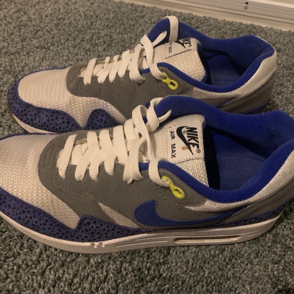 AIR MAX 1 QS 'SAFARI PACK - HYPER BLUE' - US MEN SIZE 9